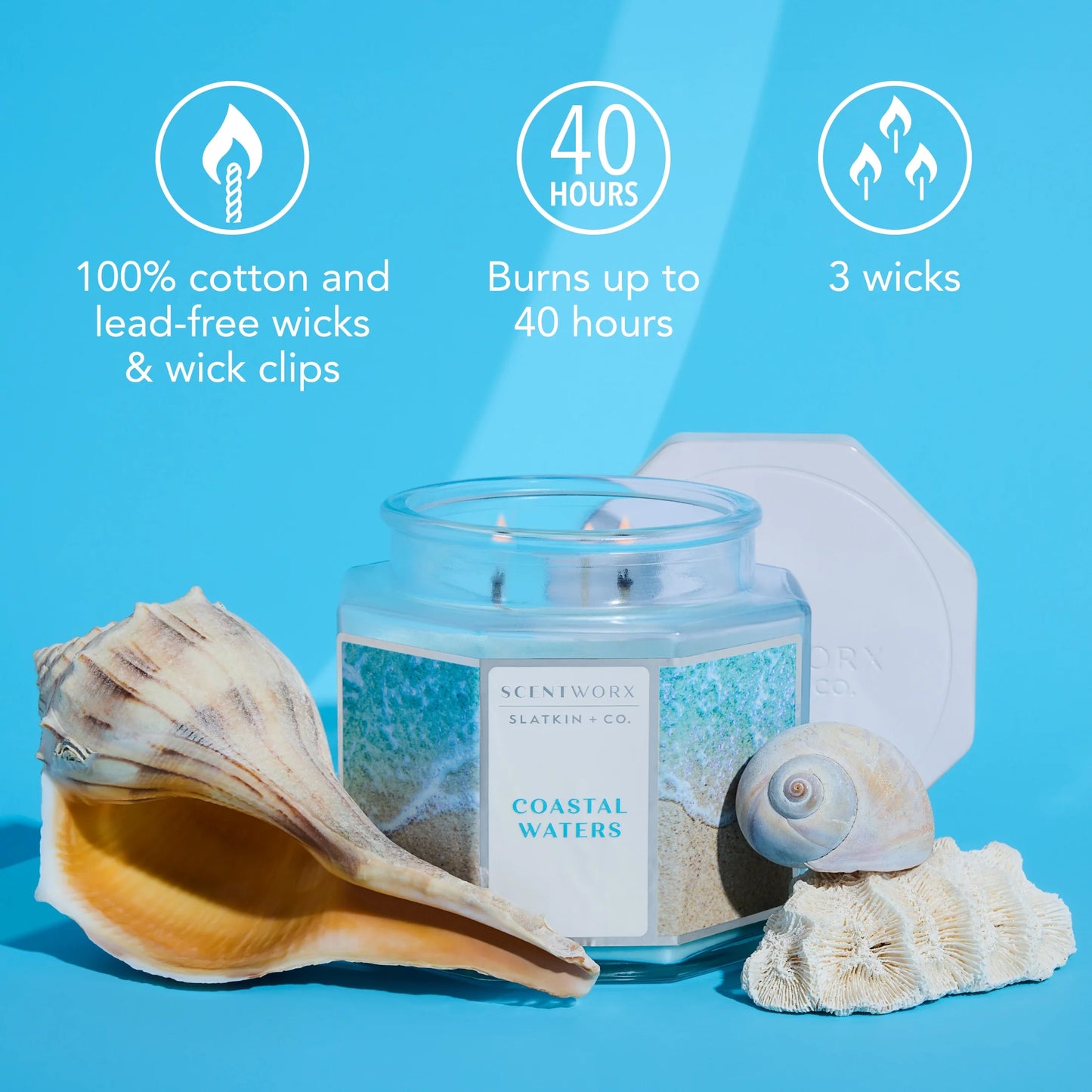 Coastal Waters 14.5 Oz Candle