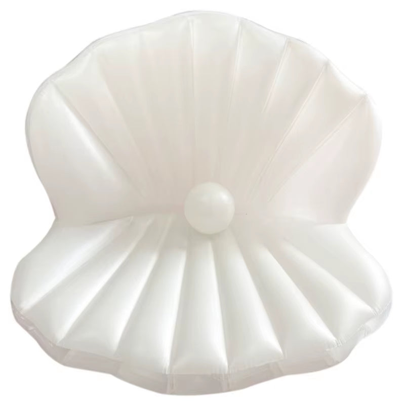 Giant Inflatable Toys Seashell with Pearl Ball Swimming Pool Float Inflatable Toys Chair Bed Outdoor Summer Beach Party Mattress