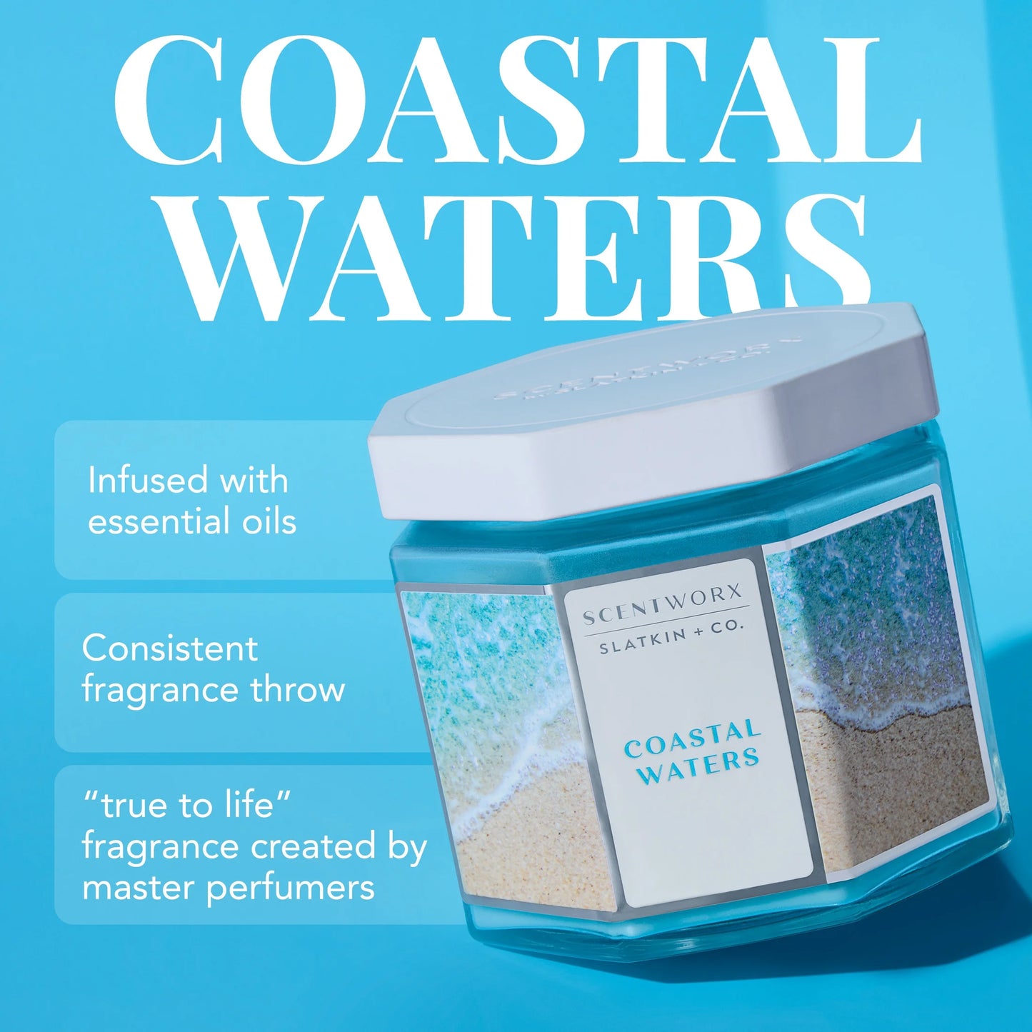Coastal Waters 14.5 Oz Candle
