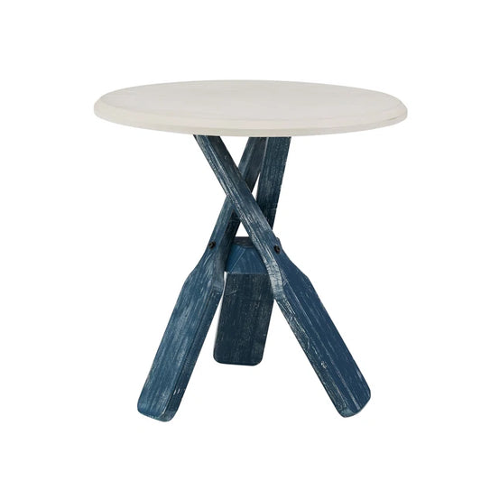 Omar Coastal 3-Leg Decorative Oar Side Table