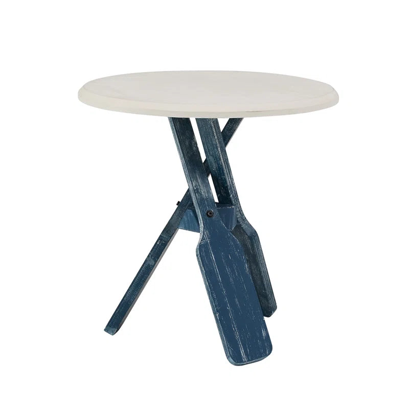 Omar Coastal 3-Leg Decorative Oar Side Table